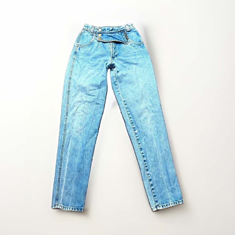 Rocky Mountain Vintage High Rise Straight Leg Light Wash Jeans 29 USA Made